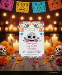 Día de los Muertos Party Invitation