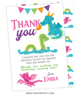 Dragon Thank You Card