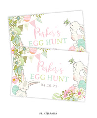 Easter Bunny Gable Box Label