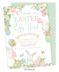 Easter Egg Hunt Party Invitation