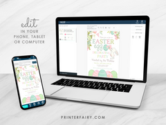 Easter Egg Decorating Party Invitation