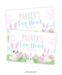 Easter Party Gable Box Label
