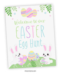 Easter Party Welcome Sign