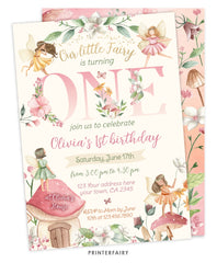 Fairytale First Birthday Invitation