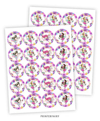 Fairy Party Cupcake Toppers