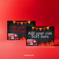 Firefighter Party Food Tents