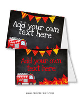 Firefighter Party Food Tents