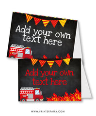 Firefighter Party Food Tents