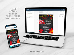 Firefighter Party Menu