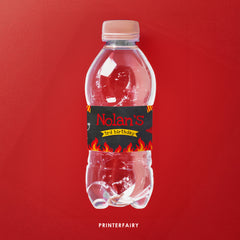 Firefighter Water Bottle Label