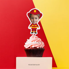 Firefighter Photo Toppers