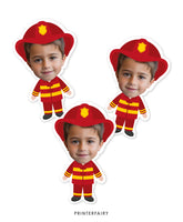 Firefighter Photo Toppers
