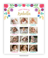 Mexican Flowers Photo Board