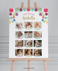 Mexican Flowers Photo Board