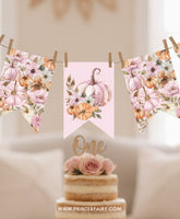 Free Little Pumpkin Birthday Banner