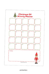 Christmas Elf Activity Planner