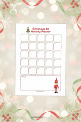 Christmas Elf Activity Planner