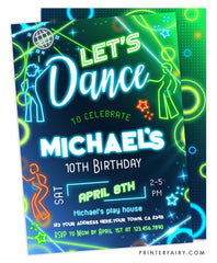 Dance Party Invitation