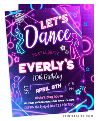Dance Party Invitation