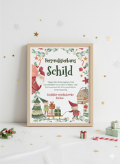 Editierbares Schild Vorlage