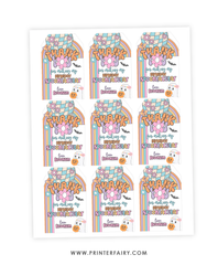 Spooky Vibes Thank You Tags