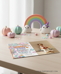 Spooky Vibes Birhhday Invitation with Photo