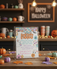 Spooky Vibes Party Menu