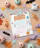 Spooky Vibes Party Menu