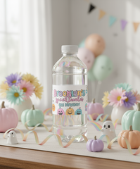 Spooky Vibes Water Bottle Labels