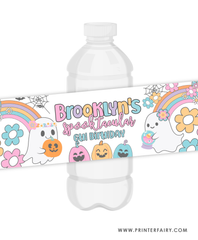 Spooky Vibes Water Bottle Labels