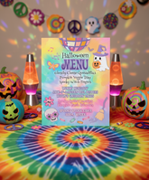 Groovy Halloween Menu
