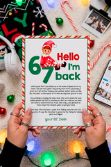 6 7 Christmas Elf Arrival Letter