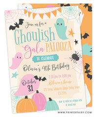 Halloween Birthday Party Invitation