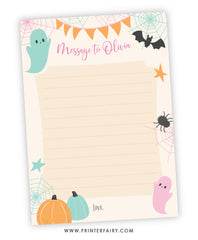 Halloween Party Time Capsule