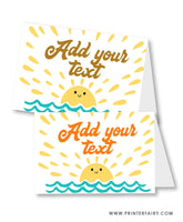 Here Comes The Sun Party Food Tents