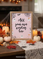 Hey Boo Halloween Sign