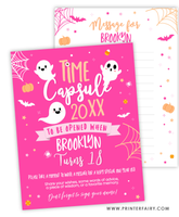 Pink Halloween Time Capsule