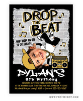 Hip Hop Invitation with Photo