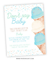 Ice Cream Baby Shower Games