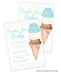 Ice Cream Baby Shower Books for Baby