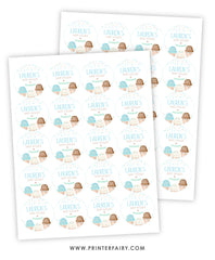 Ice Cream Baby Shower Toppers