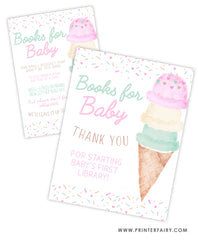 Ice Cream Baby Shower Books for Baby