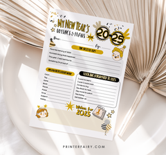 NEW YEARS RESOLUTIONS KIDS