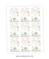 Kitten Garden Birthday Party Favor Tags