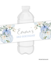 Little Pumpkin Water Bottle Label