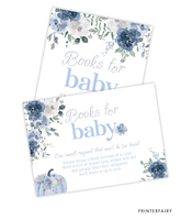 Dusty Blue Pumpkin Books For Baby