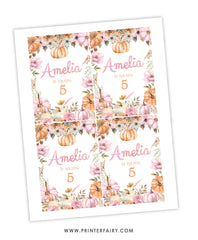 Little Pumpkin Drink Pouch Label