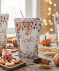 Little Pumpkin Drink Pouch Label
