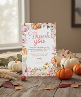 Little Pumpkin Thank You Cards