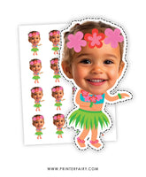 Luau Birthday Party Toppers